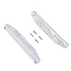 GPM Alum Chassis Nerf Bars (Silver Inlay Version) Silver for Traxxas Hoss 4X4 VXL