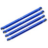 GPM Aluminum Front Or Rear Upper & Lower Chassis Links Blue for Losi 1/8 LMT