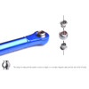 GPM Racing Aluminum 7075-T6 Upper Link Bar Set Orange for Losi 1/8 LMT