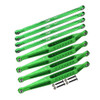 GPM Racing Aluminum 7075-T6 Upper & Lower Link Bar Set Green for 1/8 LMT