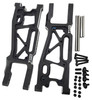 NHX RC Aluminum Front Suspension Arms (2) for 1/8 Traxxas Sledge -Black