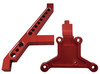 NHX RC Aluminum Front Chassis Brace for 1/8 Traxxas Sledge -Red