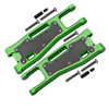 GPM Alum Front Lower Arms Green + Carbon Fiber Dust-Proof Protection Plate for 1/8 Sledge