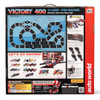 Auto World SRS345 36' Victory 400 4-Lane Slot Car Race Set HO Scale