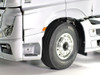 Tamiya 56556 Hub Nuts for Single Wheels Black (2Pcs) for 1/14 RC Tractor Truck