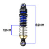 GPM Alum 6061-T6 Front Or Rear Adjustable Spring Shock 52mm Red for TRX4M