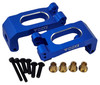 NHX RC Aluminum Front C Hubs / Cap Spindle Carrier for 1/8 Traxxas Sledge -Blue