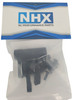 NHX RC Aluminum Steering Bellcrank Saver for 1/8 Traxxas Sledge -Black