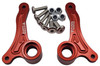 NHX RC Aluminum Front Rocker Arm (2) for 1/10 Traxxas E-Revo 2.0 -Red