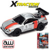 Auto World Xtraction 1995 Mitsubishi Eclipse Silver HO Slot Car