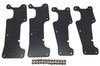NHX RC Carbon Fiber Front / Rear Suspension Arm Dust-Proof Protection Plate for 1/8 Traxxas Sledge