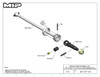 MIP 14180 Shiny C-CVD™ Kit, Rear, TLR 22-4