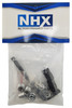 NHX RC Aluminum M4 Wheel Nut w/ Dust Cover for 1/10 RC Crawler 1.9 Wheel -Black