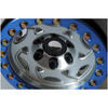 SSD RC SSD00244 1.9" Aluminum Champion Beadlock Wheels Silver / Blue (2)