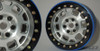 SSD RC SSD00312 2.2" Contender PL Beadlock Wheels Silver (2)