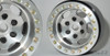 SSD RC SSD00324 1.9" Aluminum Rugged Beadlock Wheels Silver (2)