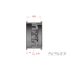 SSD RC SSD00324 1.9" Aluminum Rugged Beadlock Wheels Silver (2)