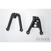 SSD RC SSD00384 Aluminum Shock Hoops Set Black (4) for SCX10 II