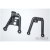 SSD RC SSD00384 Aluminum Shock Hoops Set Black (4) for SCX10 II