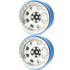 SSD RC SSD00461 2.2" Bouncer PL Beadlock Wheels Silver (2)