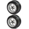 SSD RC SSD00520 2.2"/3.0" V Spoke Drag LW Rear Beadlock Wheels Black (2)