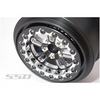 SSD RC SSD00520 2.2"/3.0" V Spoke Drag LW Rear Beadlock Wheels Black (2)