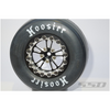 SSD RC SSD00520 2.2"/3.0" V Spoke Drag LW Rear Beadlock Wheels Black (2)