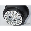 SSD RC SSD00525 2.2"/3.0" V Spoke Drag LW Rear Beadlock Wheels Silver (2)