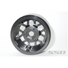 SSD RC SSD00540 1.9" Aluminum Boxer Beadlock Wheels Black (2)