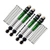 GPM Alum Front & Rear Shock Absorbers 49mm Green (4) for Axial 1/24 AX24 XC-1