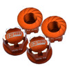 GPM Aluminum 7075-T6 Wheel Lock Orange for Traxxas 1/10 E-Revo / Maxx / 1/8 Sledge