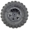 NHX RC Mini 1" Mud Crusher Crawler Tires w/ Plastic Rim (4) for SCX24 / 1/24
