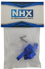 NHX RC Alum Rear C Hub / Knuckle Arm (2) for Traxxas 1967 C10 Drag Slash -Blue