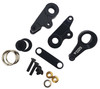 NHX RC Alum Steering Saver Bellcrank Set for Traxxas 1967 C10 Drag Slash -Black