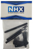 NHX RC Aluminum Front Bumper Set Guard Fender for SCX10 II -Black