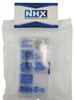 NHX RC Alum M2.5/M3/M4 Spacer and Wheel Nut Box 40pc -Blue