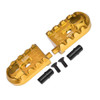 GPM Aluminum 7075-T6 Motorcycle Foot Pegs Set Gold for Losi 1/4 Promoto-MX