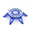 GPM Aluminum 7075 Rear Wheel Pattern Buckle Blue for Losi 1/4 Promoto-MX