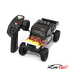 Furitek FUR-2411 FX118 Fury Wagon RTR Brushless 1/18 RC Crawler Kit (Black w/Flames)