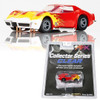 AFX 22055 Mega-G+ 1970 Corvette Wildfire Red/ Yellow HO Slot Car