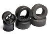 Exotek 2155 Twister Pro Drag Rear Tire & Wheel Set w/ Firm Foam Inserts for B6/22S/DR10