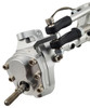 NHX RC Alum Complete Assembled Axle w/ Diff Lockers Portals for SCX10 I / II / III -Silver