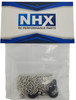 NHX RC Alum Premium Winch Hook w/ Silver Tow Chain for 1/10 Crawler -Black
