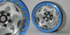 SSD RC SSD00238 2.2" Aluminum Champion Beadlock Wheels Silver/Blue (2)