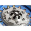 SSD RC SSD00238 2.2" Aluminum Champion Beadlock Wheels Silver/Blue (2)
