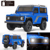 Tamiya 47478-60A 1/10 RC 1990 Land Rover Defender 90 CC-02 Chassis & Blue Body