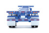 Walthers 949-4601 53' Container Chassis (2-Pack) Blue HO Scale