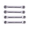 GPM Aluminum 7075 Rear Swing Arm Pull Rod Silver for Tamiya 1:10 BBX BB-01