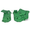 GPM Racing Aluminum 7075 Chassis Side Cover Set Green for Losi 1/4 Promoto-MX