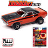 Auto World Thunderjet 1970 Dodge Challenger Orange HO Scale Slot Car